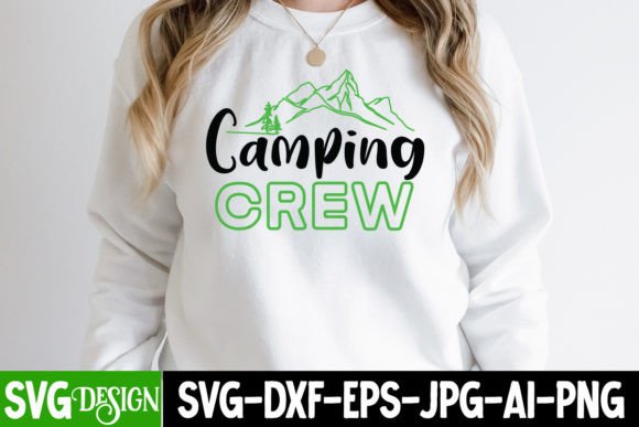 A Designer's Review of the Camping Crew Graphics for T-Shirt Designs