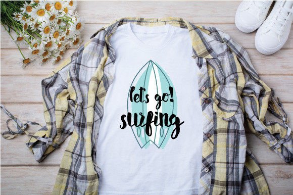 A Designer’s Review: Let's Go Surfing Graphics for T-Shirt Designs