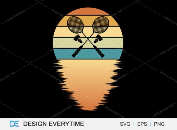 A Designer’s Review: The Badminton Retro Vintage SVG Design for Embroidery