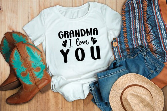 Grandma I Love You SVG for Crafters and Freebie Graphics