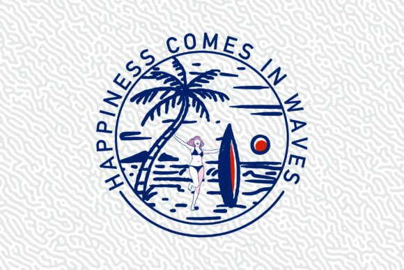 Happiness Comes in Waves: A Graphic Designer's Review for Blog Graphics