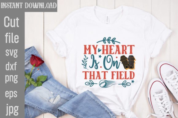 My Heart is on That Field: A Warm, Feminine Graphic Asset for Bloggers