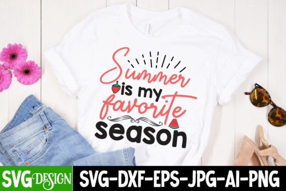 Summer Graphic for T-Shirts & Seasonal Crafts